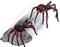 LED Red and Black Jumping Spider Animatronic | Halloween Décor | Horror Décor | 21 Inches | Moving Prop